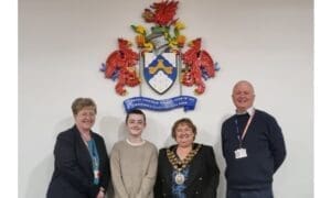 Morgan visits Penallta House min