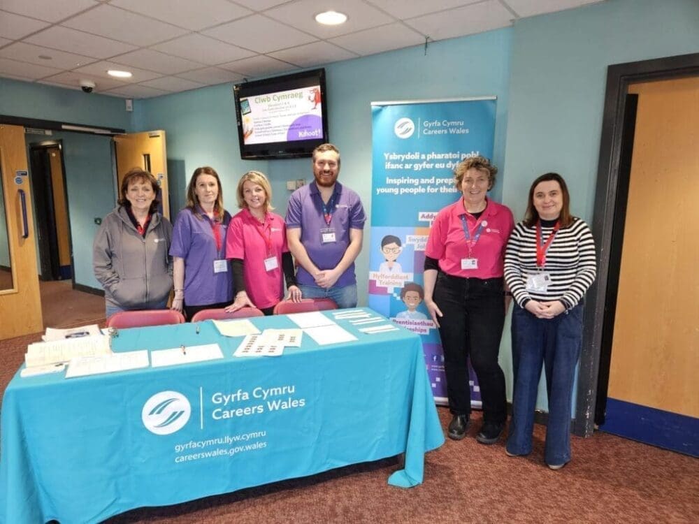 Careers Wales team at What Next Choose Your Future Carmarthen
